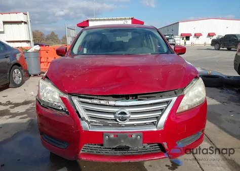 2013 Nissan Sentra Sv из США, поврежденный, VIN 3N1AB7AP6DL713399
